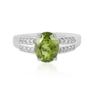 Bague en argent et Péridot