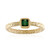 Grüner Benedito-Turmalin-Goldring (Adela Gold)