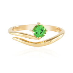 Anillo en plata con Tsavorita Lemshuku