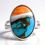 Anello in argento con Gemma