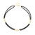 Collar en plata con Espinela negra