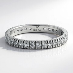 Anello in argento con Zircone