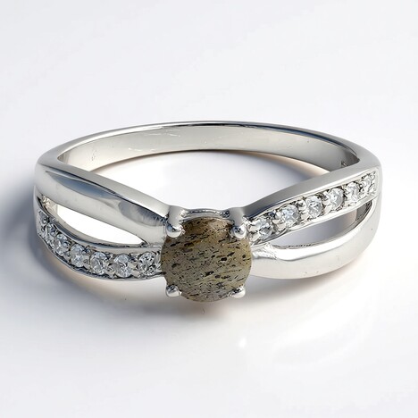 Anello in argento con Spectrolite