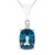 10K London Blue Topaz Gold Necklace