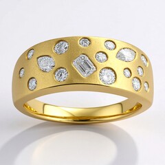 Anello in oro con Diamante SI2 (H)