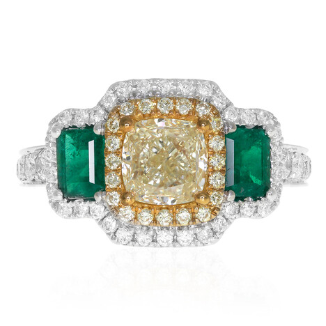 Anello in oro con Diamante Giallo SI2 (CIRARI)