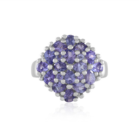 Anillo en plata con Tanzanita