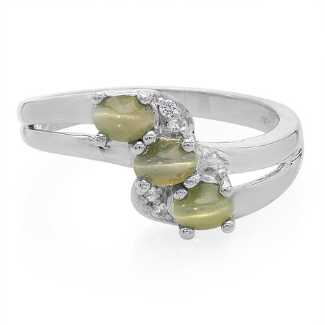 Alexandrit-Katzenauge-Silberring