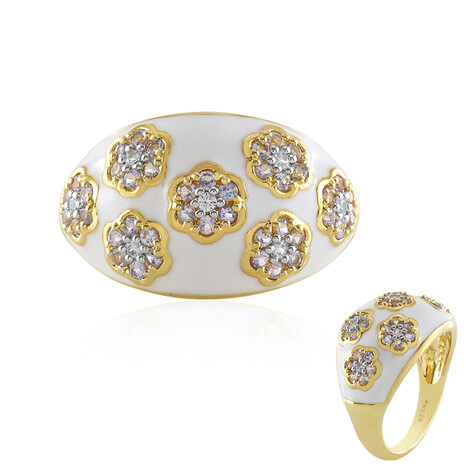 Bague en argent et Tanzanite (M de Luca)