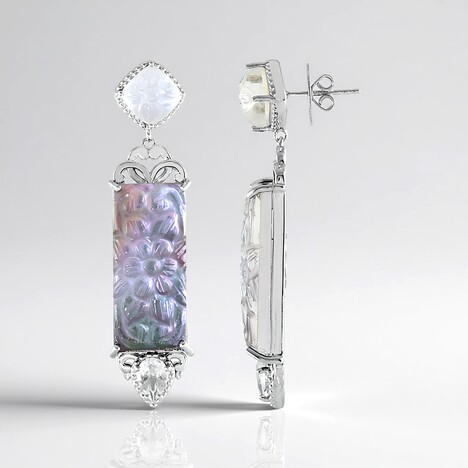 Orecchini in argento con Madreperla (Dallas Prince Designs)
