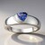 Anello in argento con Tanzanite (Pallanova)