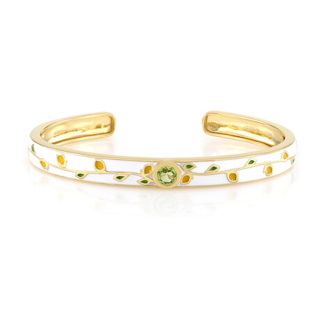 Zilveren armband met een peridoot