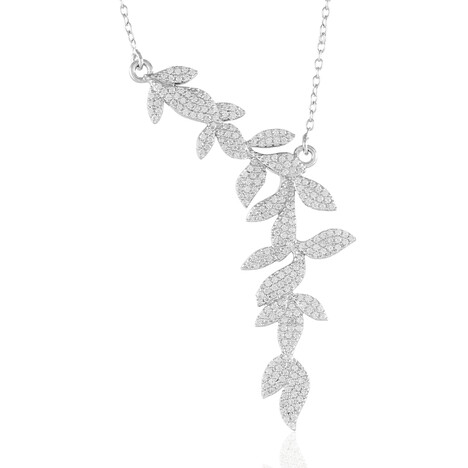 Zircon Silver Necklace