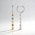 Orecchini in argento con Zaffiro Fancy