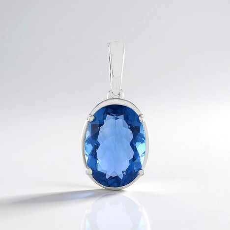 Ciondolo in argento con Fluorite Cangiante