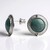 Boucles d'oreilles en argent et Fuchsite (dagen)