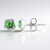 Orecchini in argento con Tsavorite AAA del Kenia
