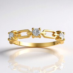 Anello in oro con Diamante SI1 (G)