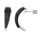 Black Oak Silver Earrings (dagen)