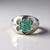 Anello in argento con Smeraldo Russo (de Melo Essence)