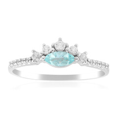 Gouden ring met een Paraiba toermalijn