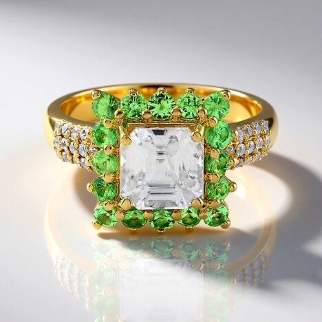 Anello in argento con Zircone (Adela Silber)