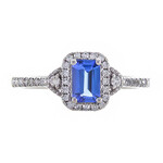 AAA-Tansanit-Goldring