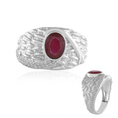 Anello in argento con Rubino del Madagascar (de Melo)