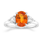 Bague en or et Saphir orange de Ban Ka Cha