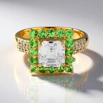 Anello in argento con Zircone (Adela Silber)
