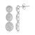 Zirkon-Silberohrringe (de Melo Essence)
