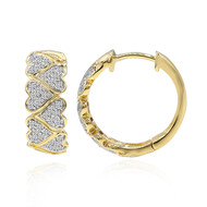 SI1 (G) Brillant-Goldohrringe (Annette)