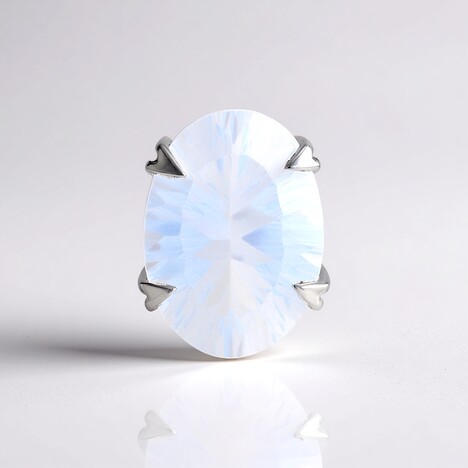 Ciondolo in argento con Quarzo Blue Moon