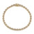 Gouden armband met I2 Champagne Diamanten (de Melo Gold)