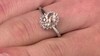 Zilveren ring met een Braziliaanse Morganiet