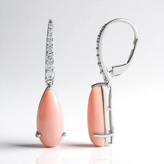 Orecchini in argento con Opale Rosa (de Melo Essence)