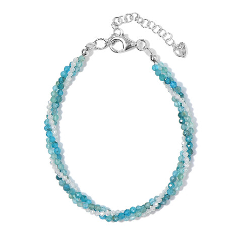 Bracciale in argento con Apatite Blu