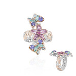 Edelstein-Silberring (Gems en Vogue)