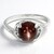 Bague en argent et Scapolite œil-de-chat