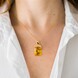 14K Citrine Gold Necklace (CIRARI)