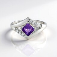Uruguay-Amethyst-Silberring
