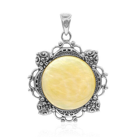 Perlmutt-Silberanhänger (Art of Nature)