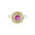 Bague en or et Saphir rose de Madagascar (de Melo)