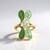 Anello in argento con Ametista Verde (Adela Silber)