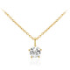 Collier en argent et Topaze blanche