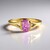 Anello in oro con Kunzite
