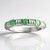 Anello in argento con Tsavorite AAA del Kenia