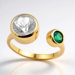 Anello in oro con Zircone (de Melo Gold)