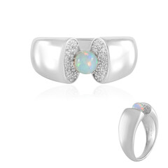 Anello in argento con Opale di Welo (de Melo Essence)
