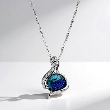 Collana in argento con Gemma